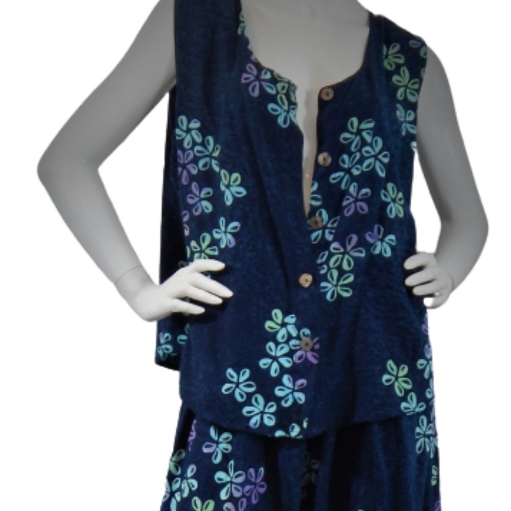 Tropical Group Hawaiian Fashion Flowers Pant Set XXXL